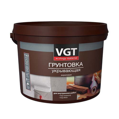 Грунт ВГТ укрывающий для внутренних работ 3кг