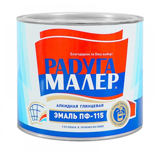 Эмаль Радуга ПФ-115 РОЗОВАЯ 0,4кг