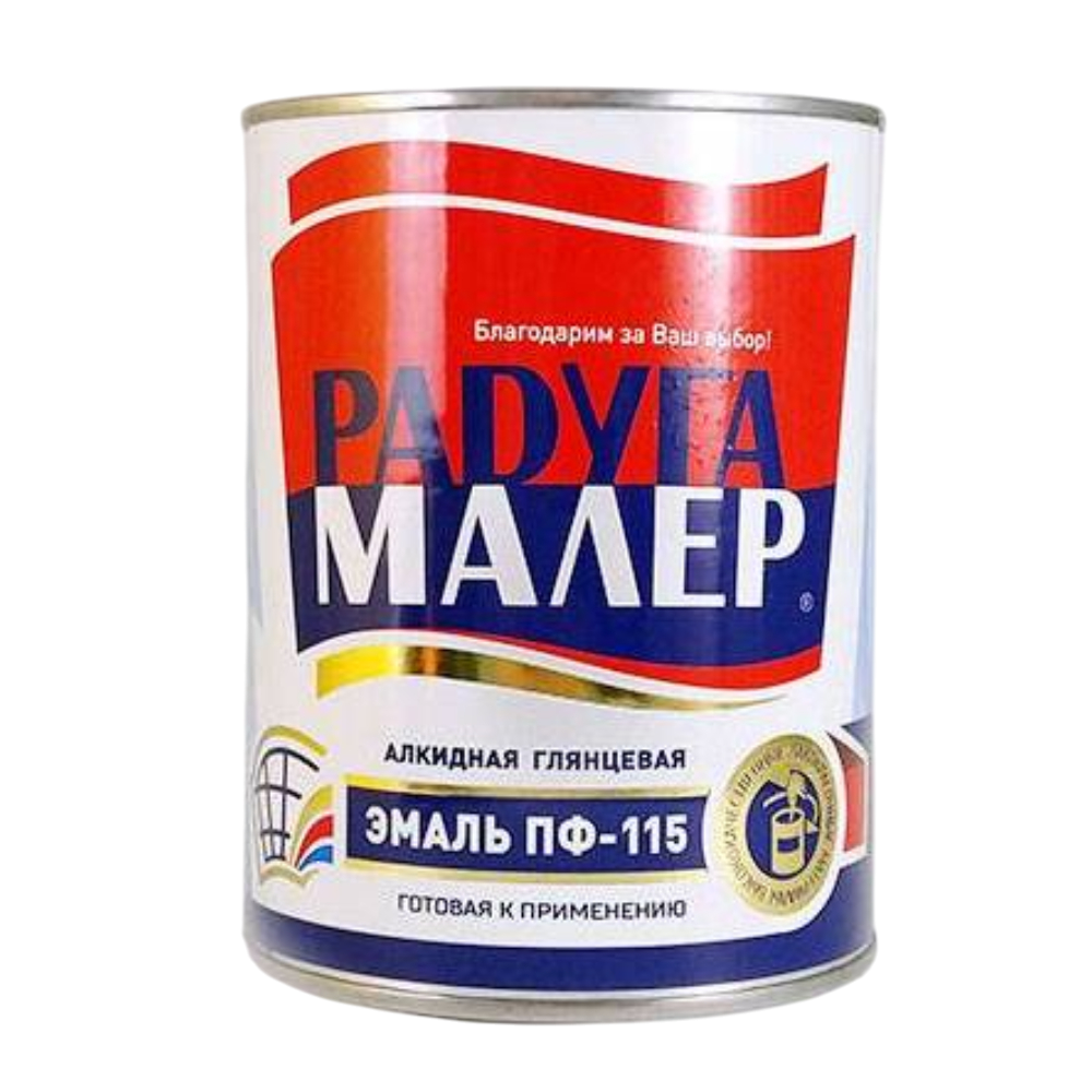 Эмаль Радуга ПФ-115 салатная 400г