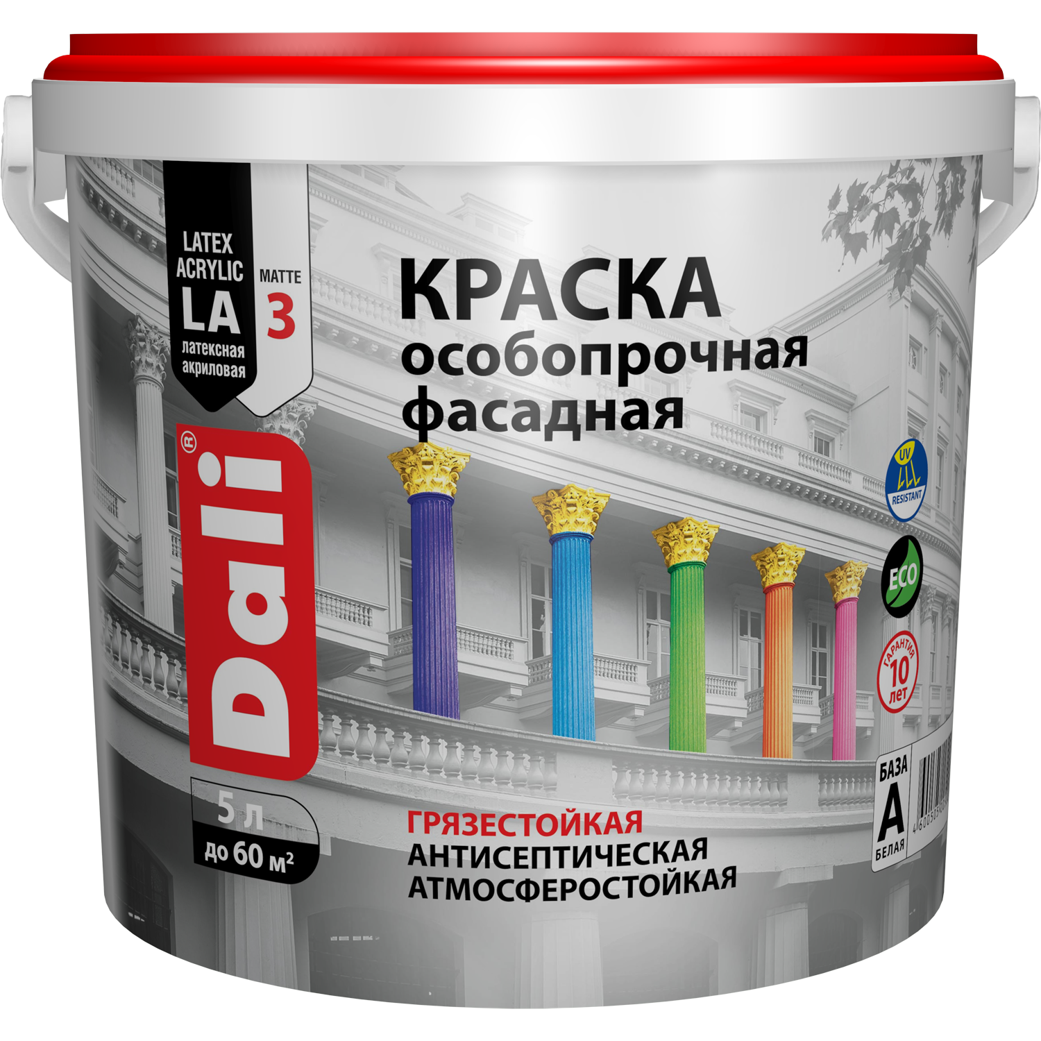 ВД DALI фасадная особопрочная база А Рогнеда 5л