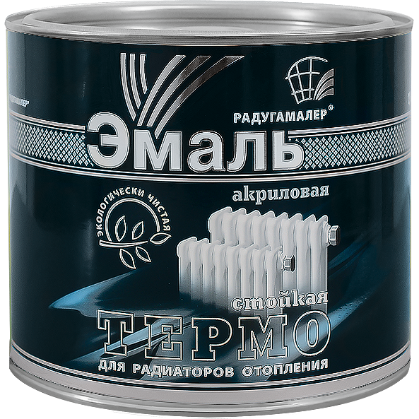 Эмаль для радиаторов Радуга акриловая 0,4кг