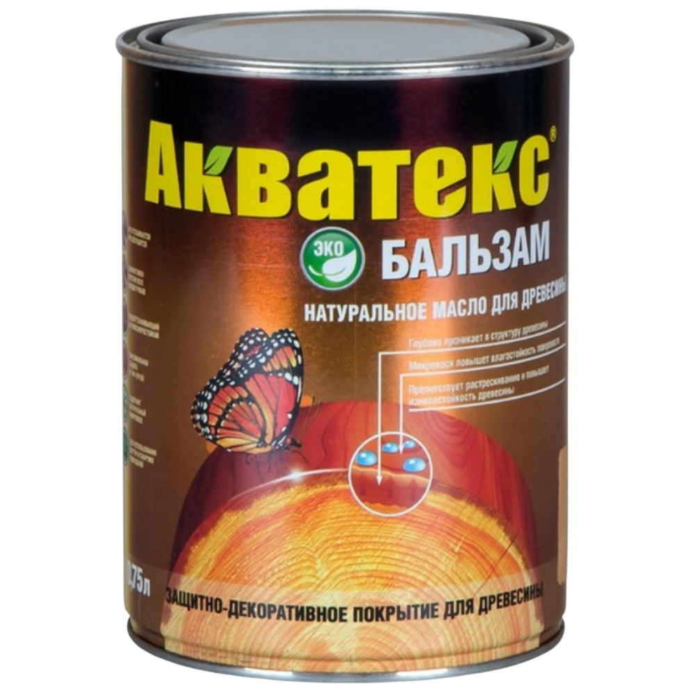 Акватекс Натуральное масло для древесины Дуб, Рогнеда 750мл