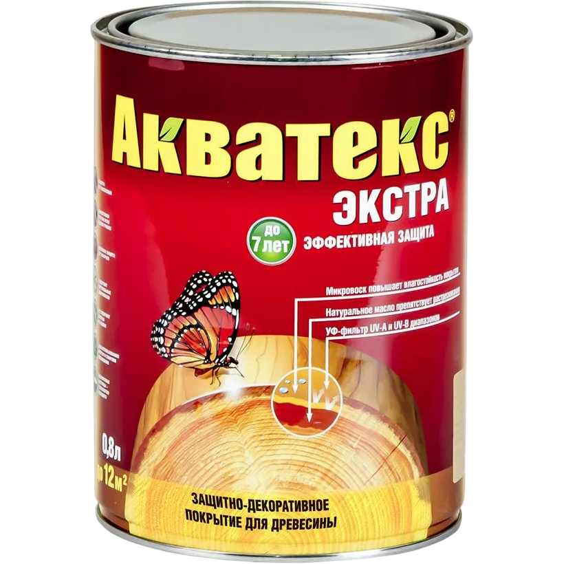 Акватекс ЭКСТРА защитный текстурный состав Груша, Рогнеда 800мл