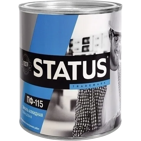 Радуга STATUS Эмаль ПФ-115 парижская зелень 800г