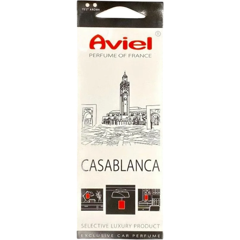 AVIEL Освежитель воздуха картонный CASABLANCA