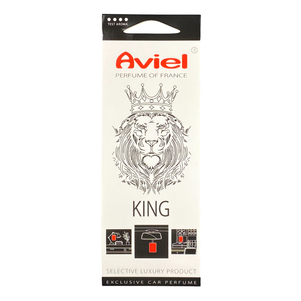 AVIEL Освежитель воздуха картонный King