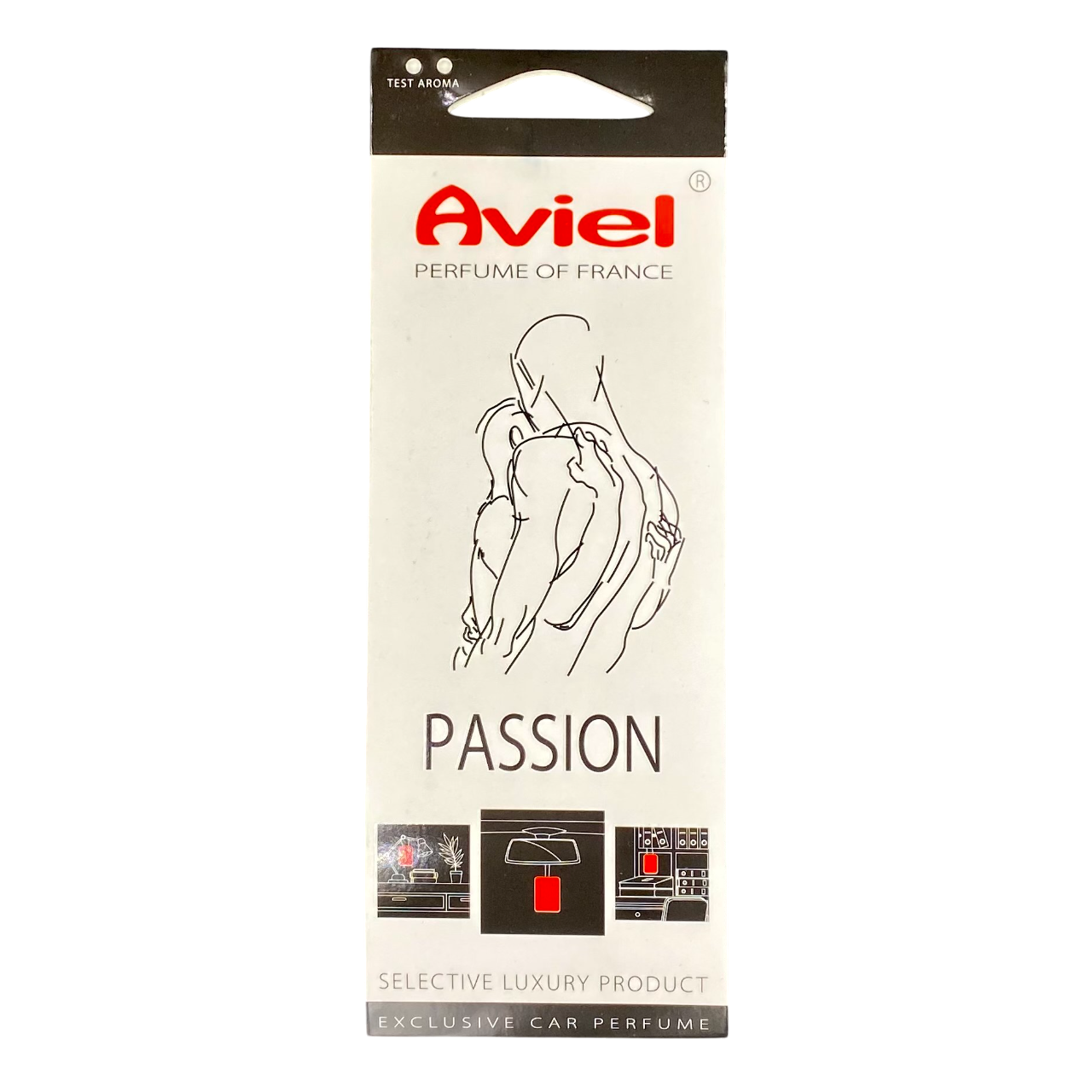 AVIEL Освежитель воздуха картонный PASSION
