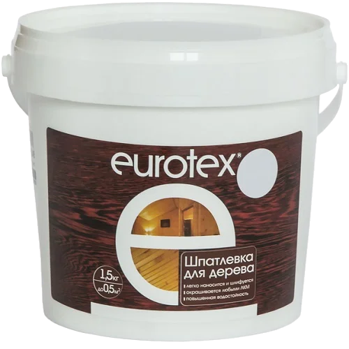 Шпатлевка по дереву EUROTEX дуб Рогнеда 1,5кг