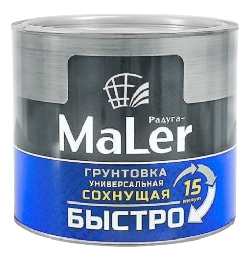 Грунт Радуга Maler универсальный быстро сохнущая коричневый 1,9кг