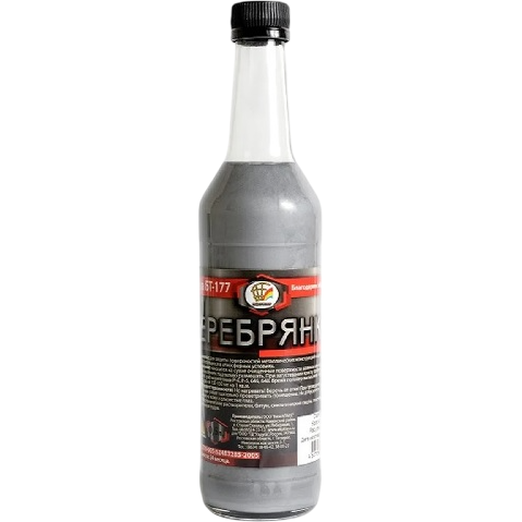Краска Радуга БТ-177 Серебрянка 500мл
