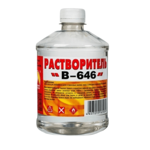 Растворитель 646 ВЕРШИНА 500мл