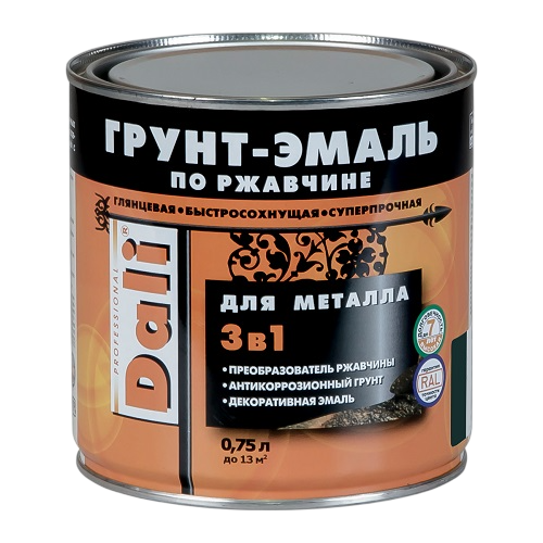 DALI Рогнеда Эмаль по ржавчине синяя RAL 5005 750мл
