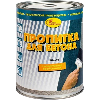 Пропитка для бетона НБХ ХВ-601 охра 1л
