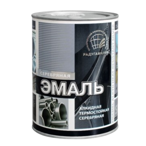 ТЛЗ Радугамалер Серебряная ПФ-115 800 г — Эмаль алкидная термостойкая