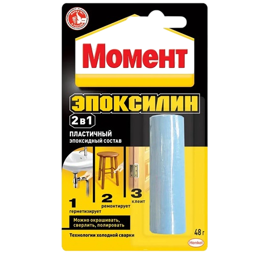 Клей МОМЕНТ Эпоксилин в шоу-боксе 48г