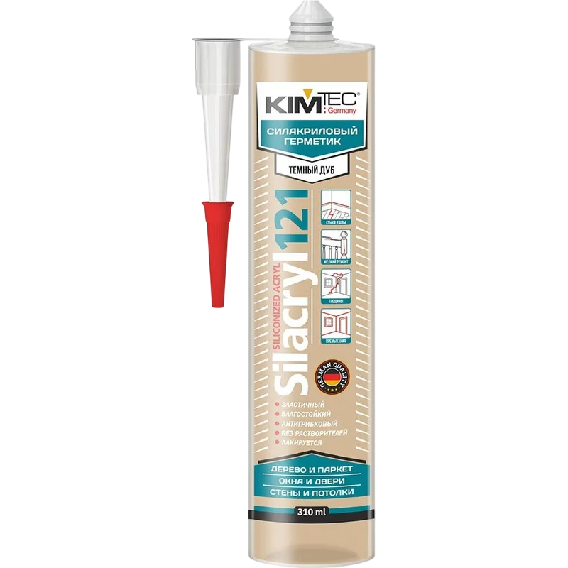 Kim Tec Silacryl 121 Силакриловый герметик тёмный дуб 310мл