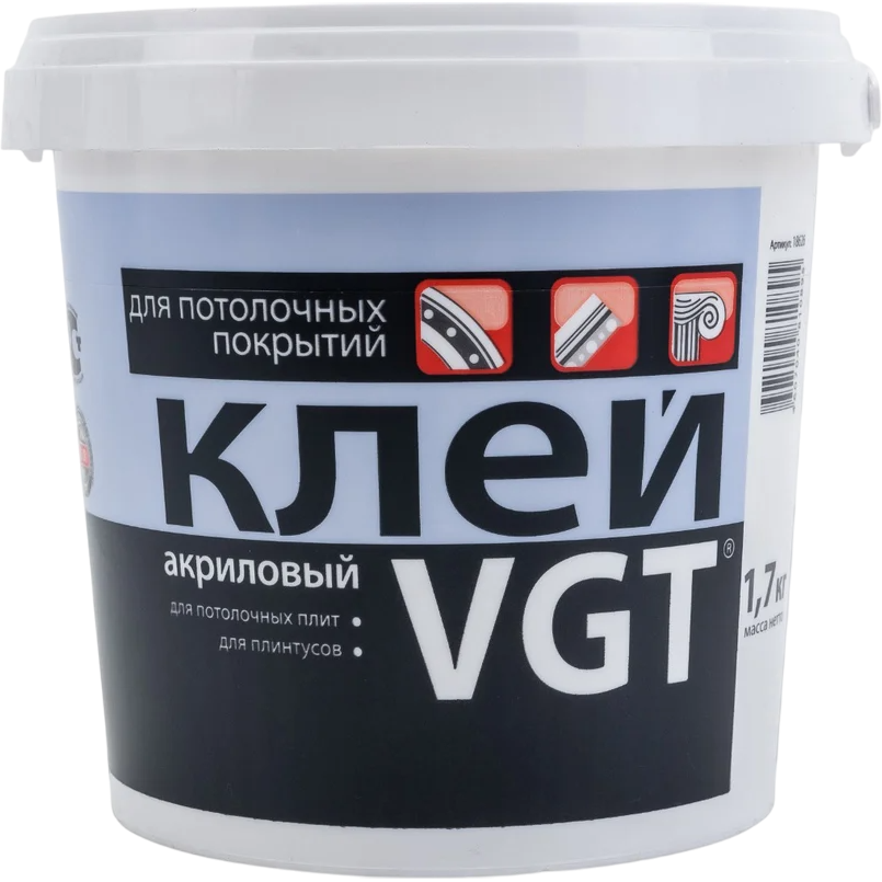 ВГТ Клей акриловый для потолочных покрытий 1,7кг