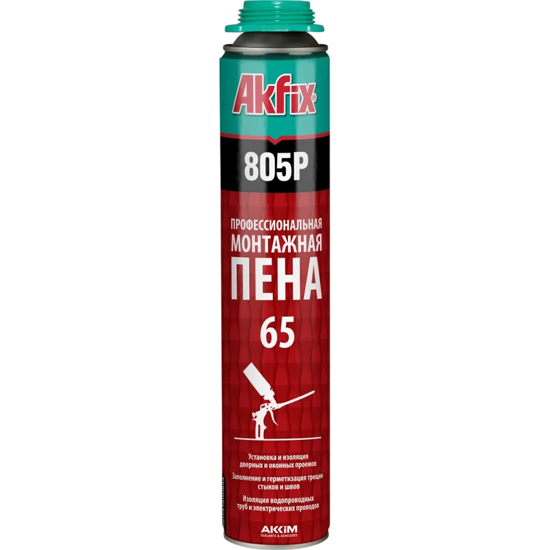 Akfix 65 805P Профессиональная монтажная пена 750мл