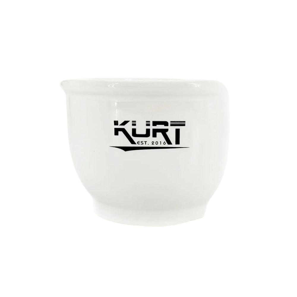 KURT K_40014 Керамическая чаша для бритья без ручки белая