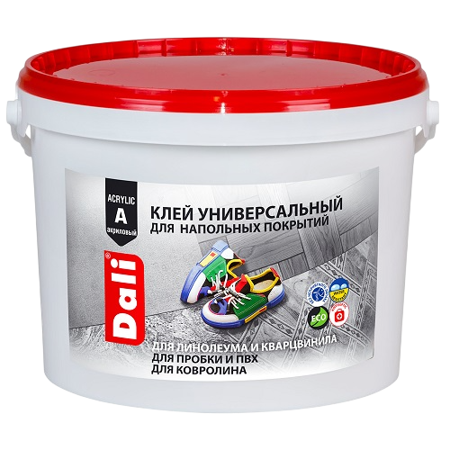 Клей для напольных покрытий Dali акрил универсальный Рогнеда 7кг