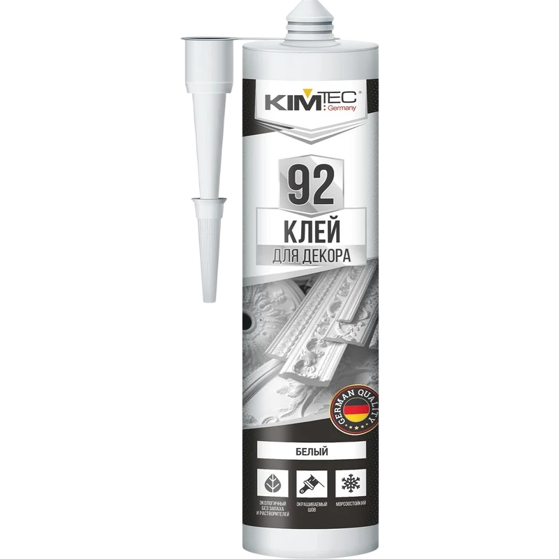 KIM TEC 92 Жидкие гвозди декор белый 280мл