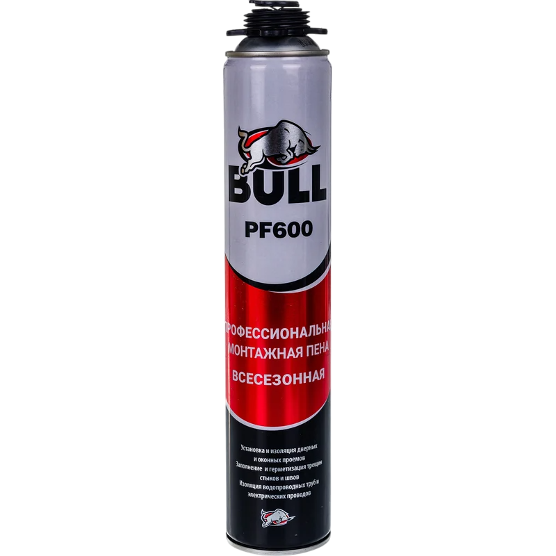 Bull PF600 Профессиональная монтажная пена 750мл