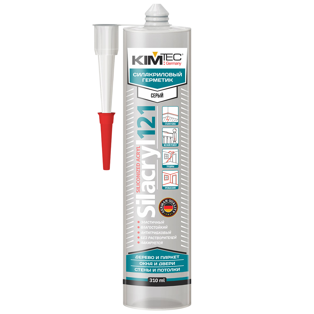 Kim Tec Silacryl 121 Силакриловый герметик серый 310мл