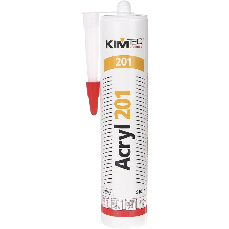 Kim Tec Silacryl 201D Герметик акриловый белый 310мл