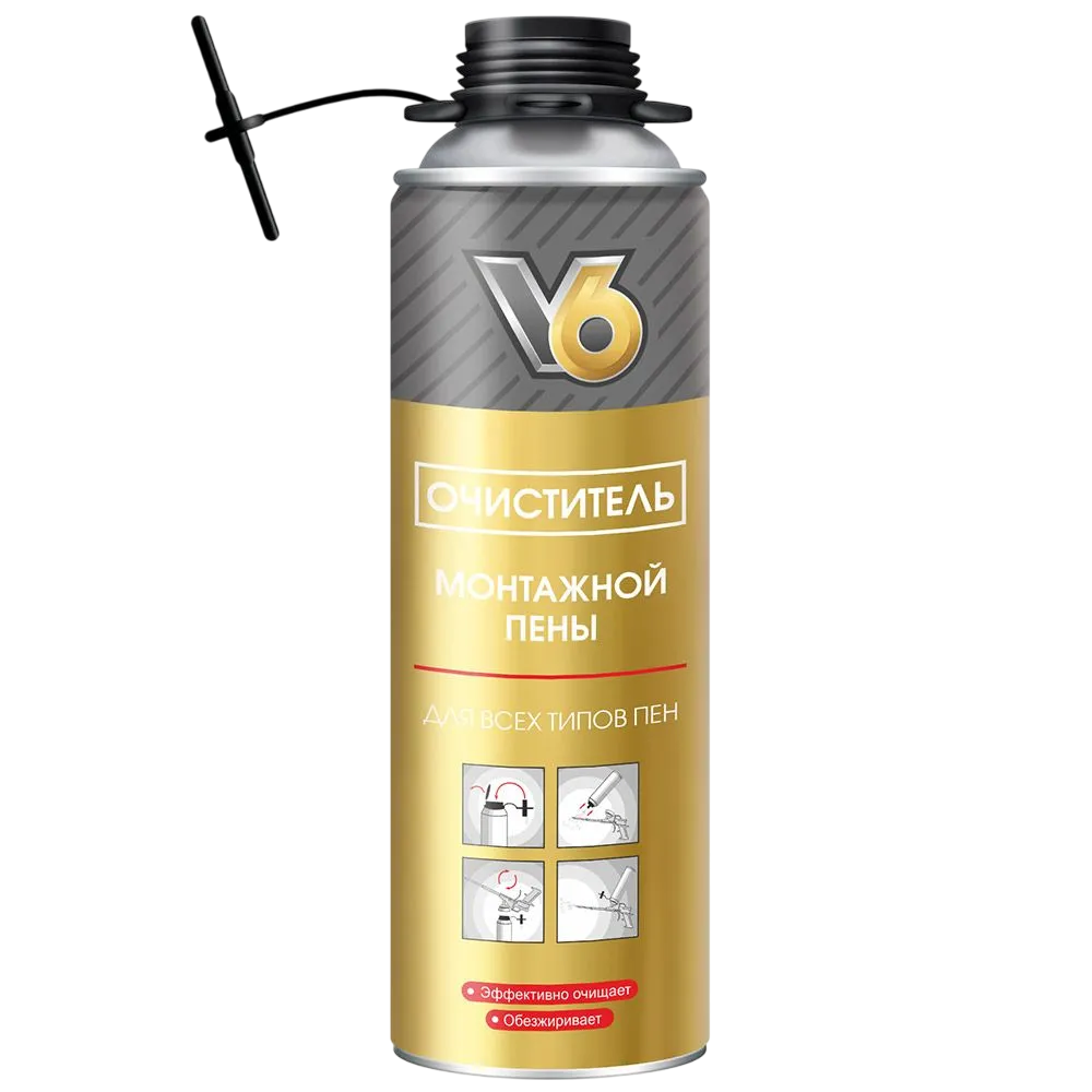 V6  Очиститель монтажной пены 300г