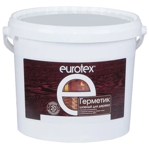 Герметик шовный для дерева Eurotex белый Рогнеда 6кг