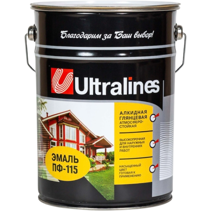 Эмаль Радуга Ultra Lines ПФ-115 ярко-зеленая 5,5кг