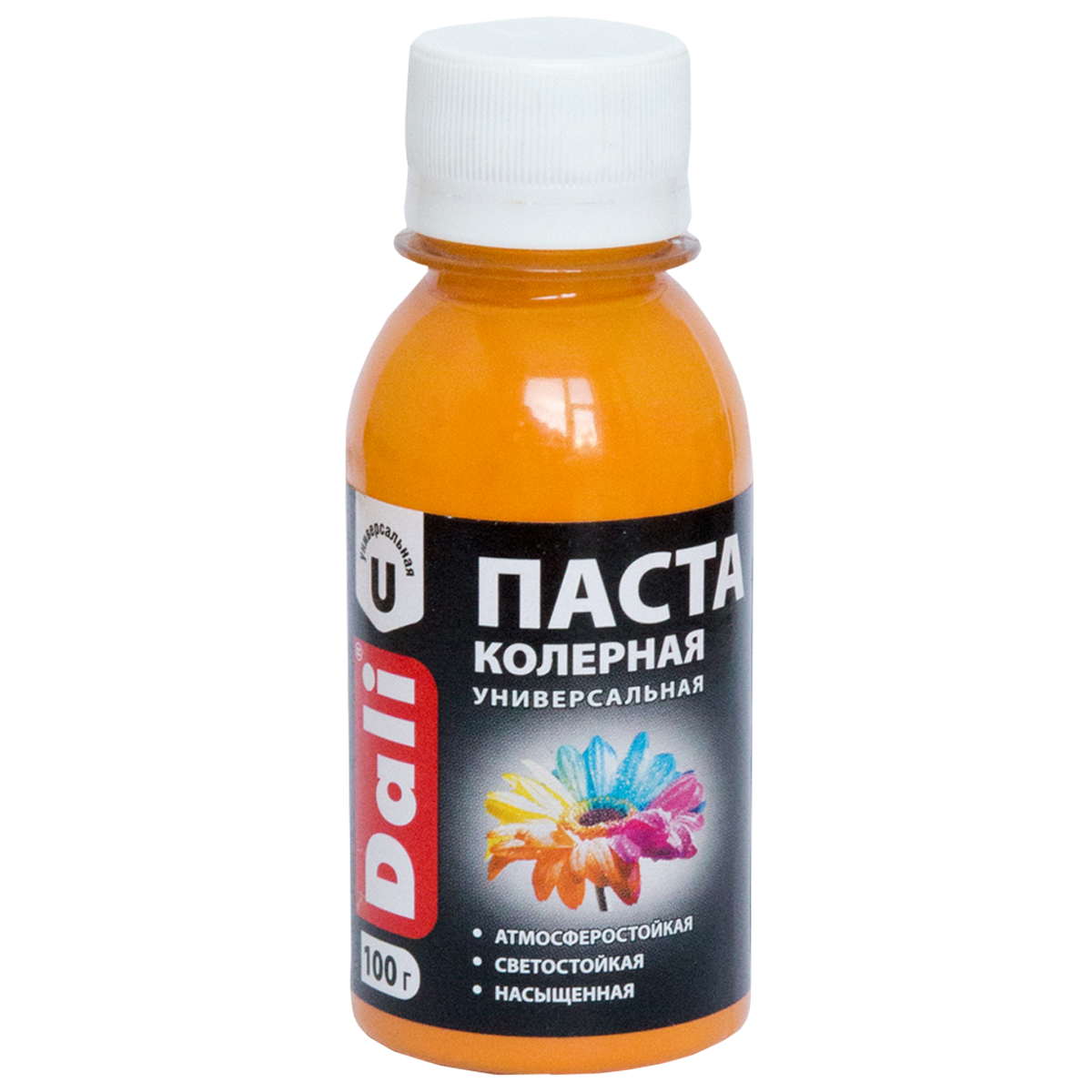 Dali Рогнеда паста колерная универсальная оранжевая 100г