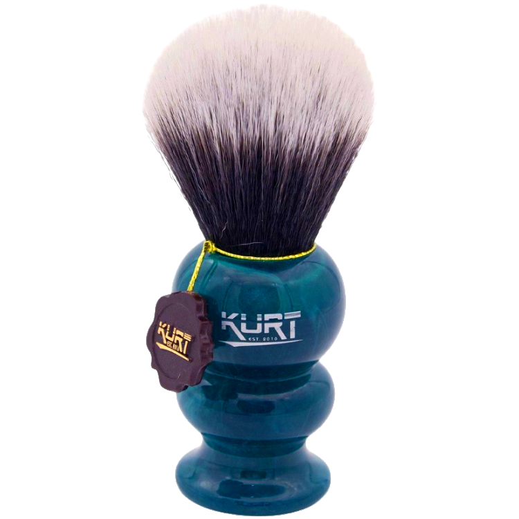 KURT HI-BRUSH К_10026S Помазок синтетическое волокно серый верх ручка смола тёмно-бирюзовая