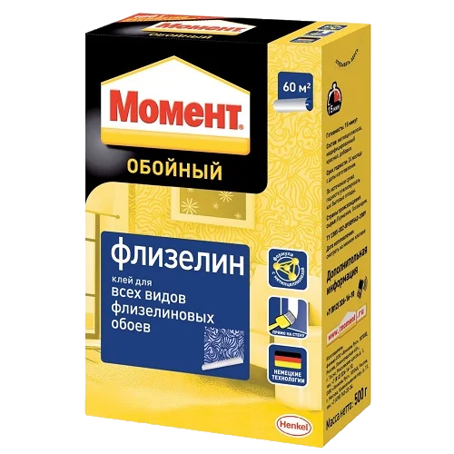 Клей обойный клей момент Флизелин 500г