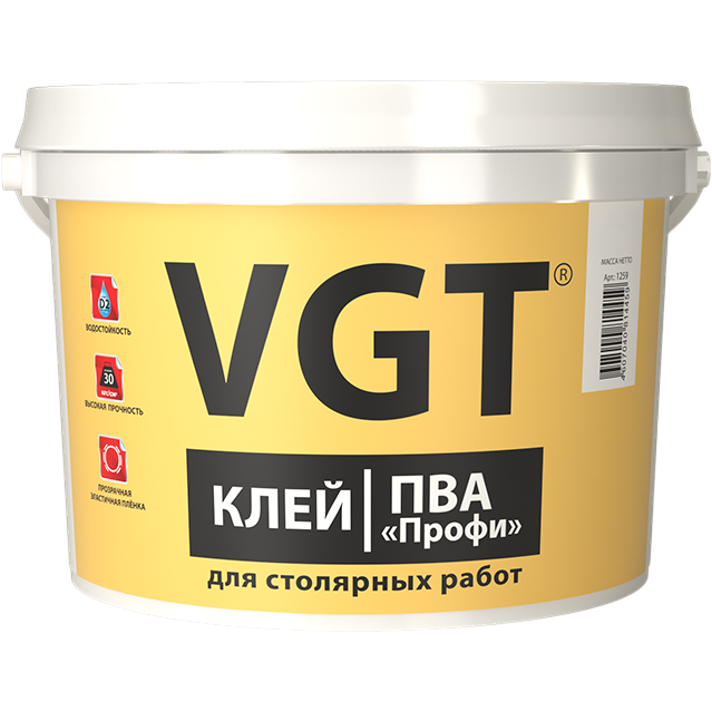 ВГТ Клей ПВА «Профи» 10кг