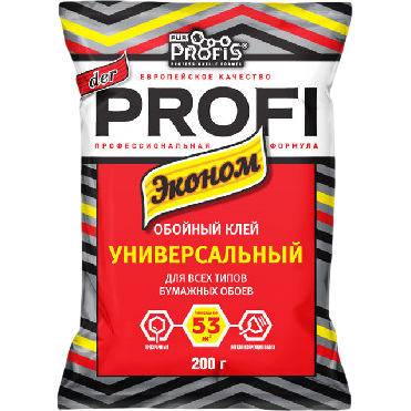 der PROFI эконом Клей обойный универсальный Каменск 200г
