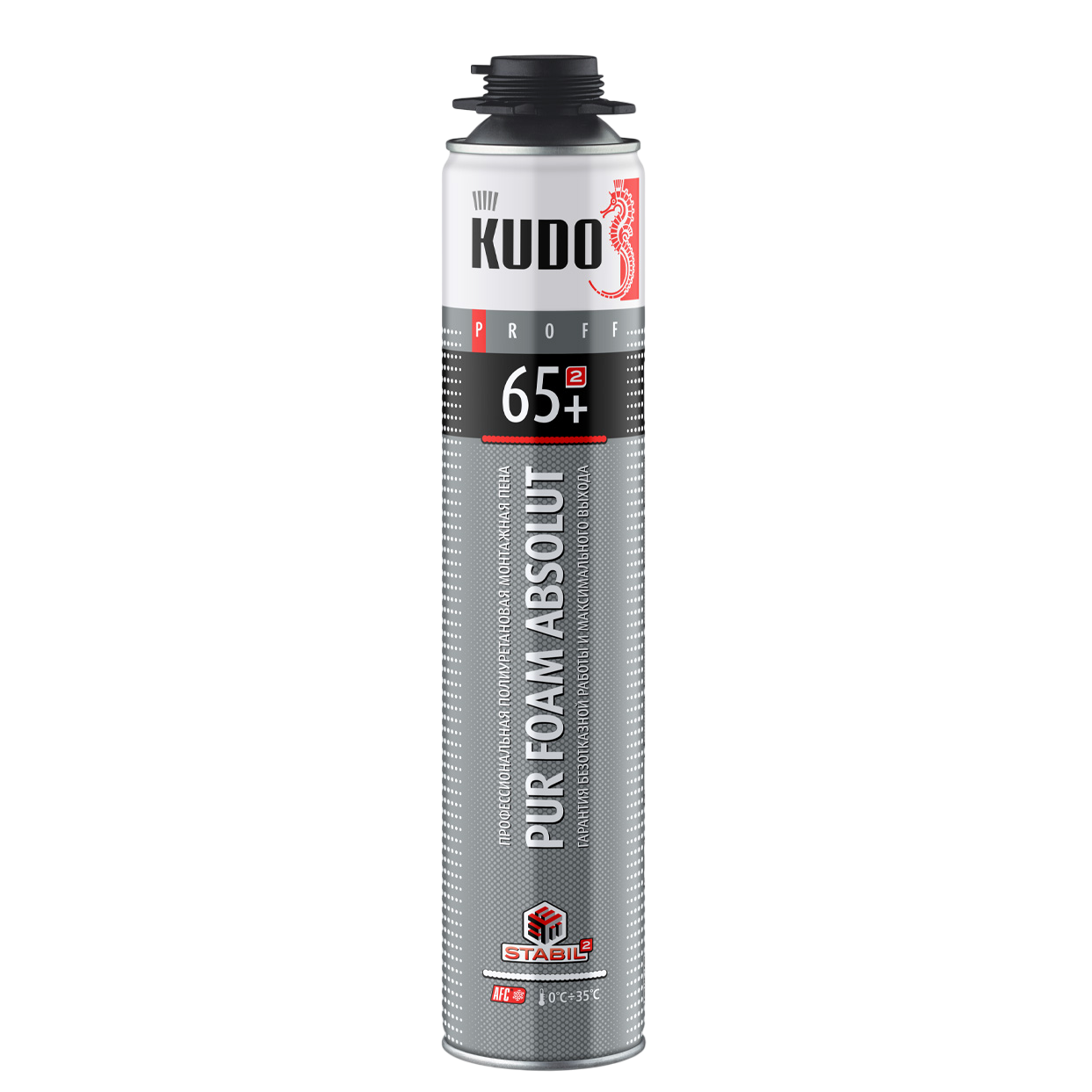 Кудо PROFF 65+ Пена монтажная профессиональная летняя 1л