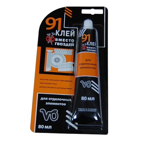 Клей V6 91 для отделочных деталей 80мл