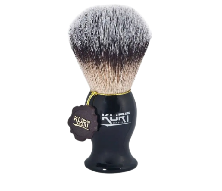KURT K_10211S Помазок синтетическое волокно HI BRUSH маленькая ручка пластик черного цвета