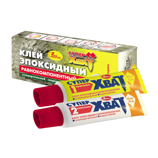 НБХ Клей "Супер-Хват" эпоксидный равнокомпонентный 45мл