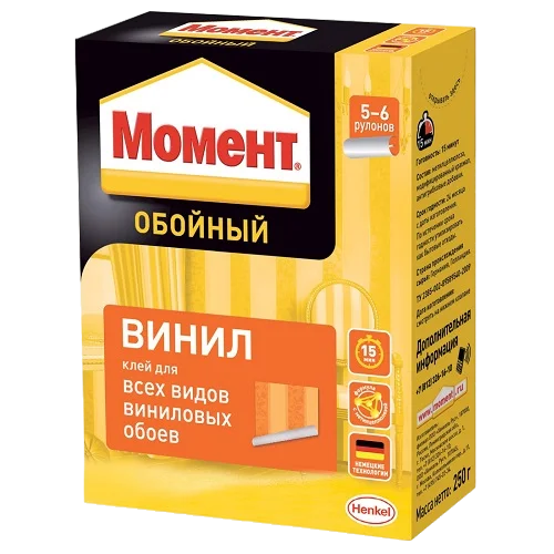 МОМЕНТ Клей обойный винил 250г