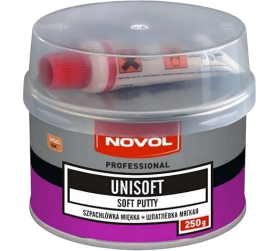 Novol Шпатлевка полиэфирная "Unisoft" мягкая 250г