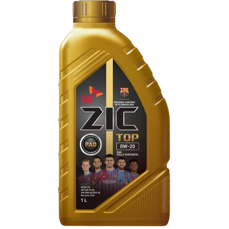 ZIC TOP 0W-20 синтетическое моторное масло 1л