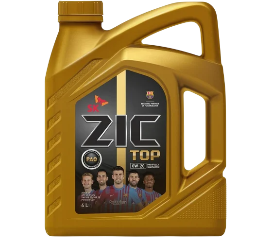ZIC TOP 0W-20 синтетическое моторное масло 4л