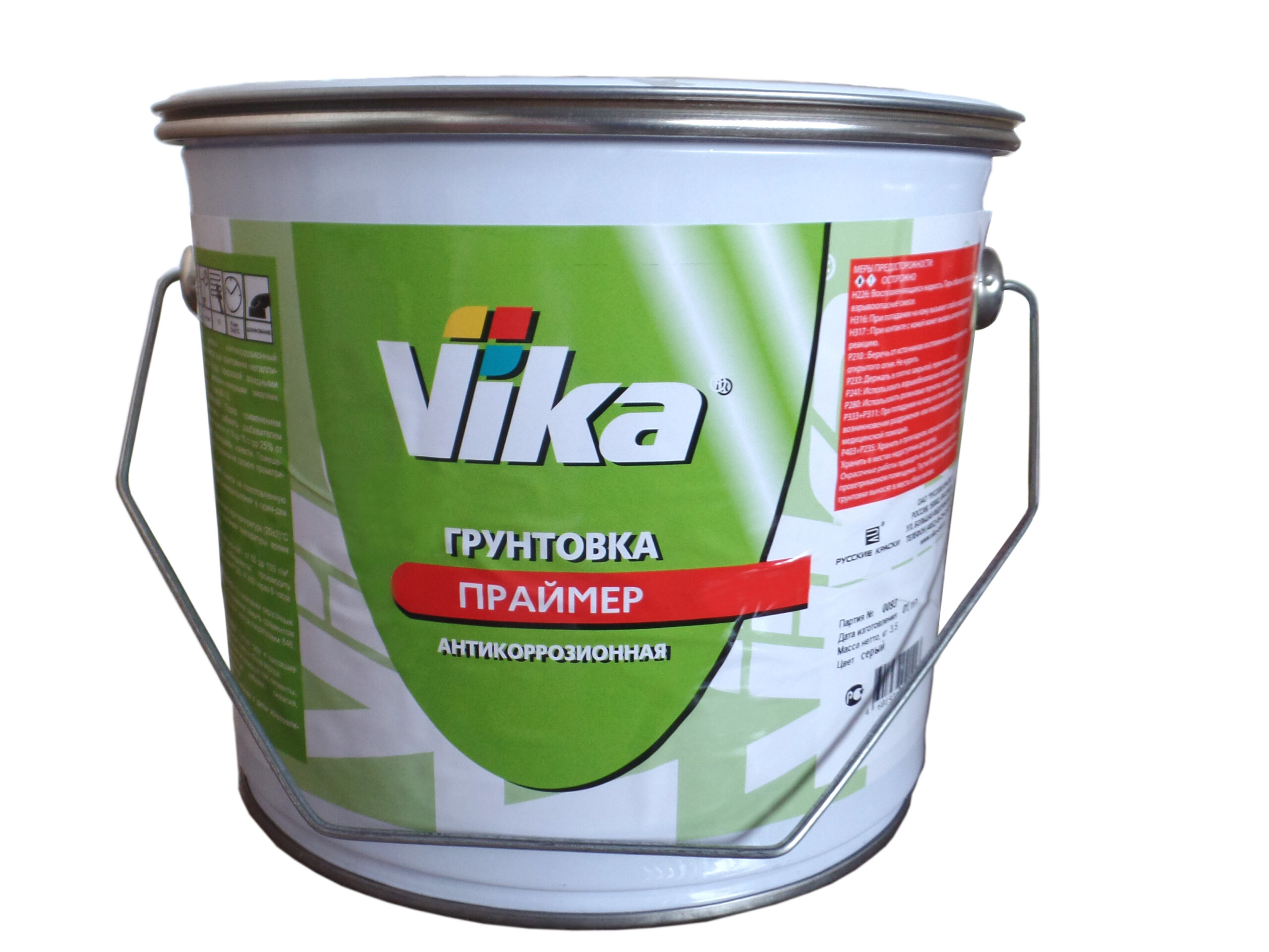Vika 1К грунт "Primer" антикоррозионный белый (1,0кг)