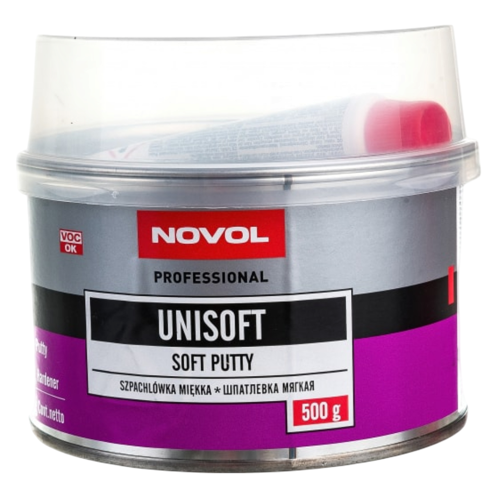 Novol Шпатлевка полиэффирная "Unisoft" мягкая 500мл