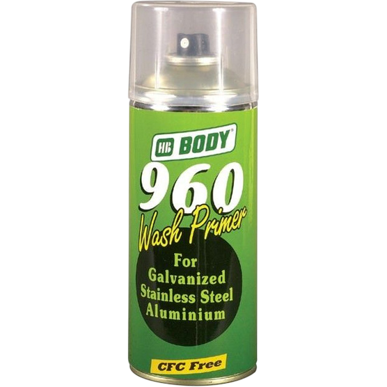 Body Аэрозольный грунт "WashPrimer" 960 кислотно-жёлтый 400мл
