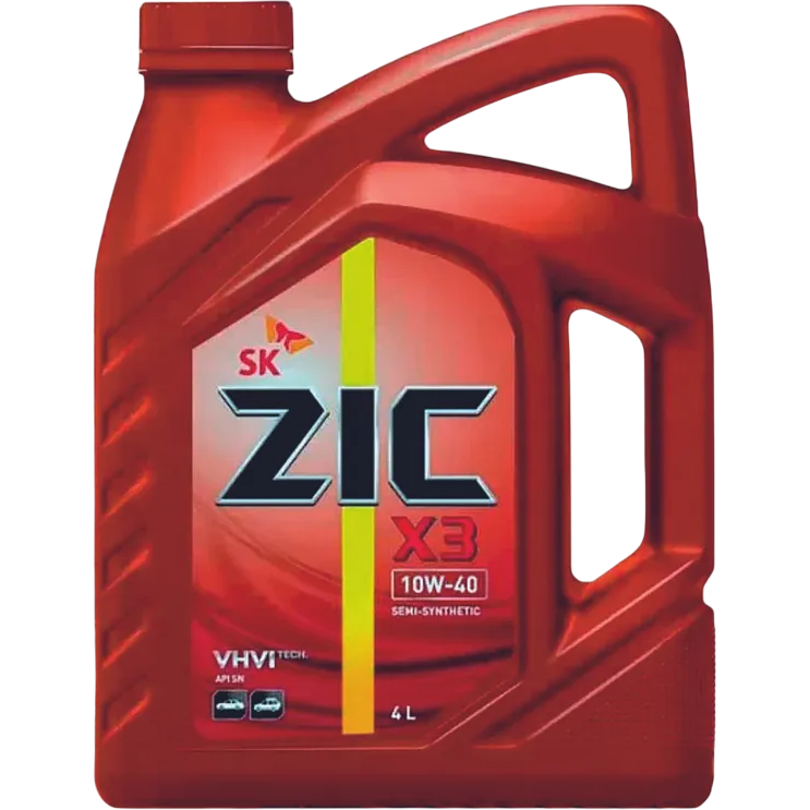 ZIC X3 10W-40 полусинтетическое моторное масло 4л