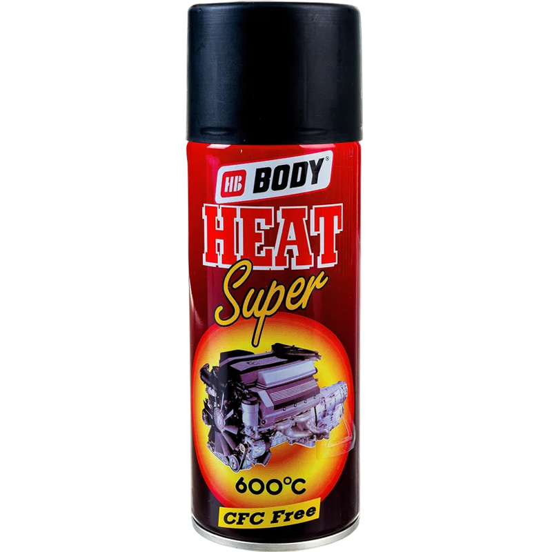 Body Аэрозольная краска температура 600°C 420 черный 400мл