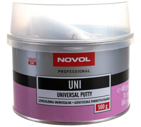 Novol Шпатлевка полиэфирная"Uni" универсальная 500г